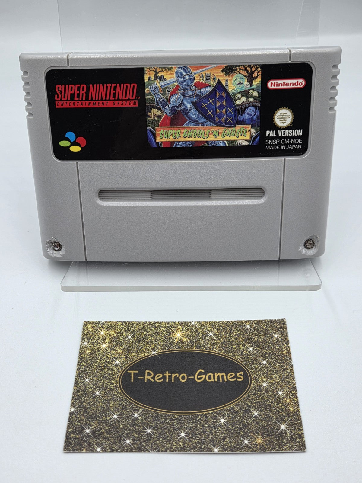 SNES Super Nintendo Super Ghouls 'N Ghosts Modul NOE - T-Retro-Games 
