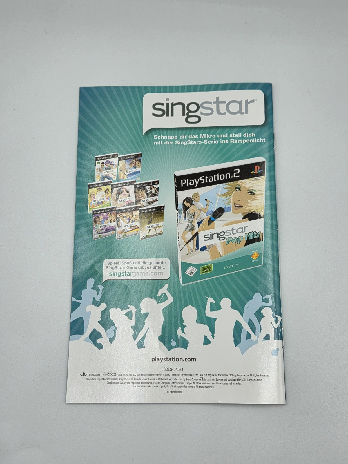 PS2 Playstation 2 Singstar Pop Hits mit OVP und Anleitung Deutsch - T-Retro-Games 
