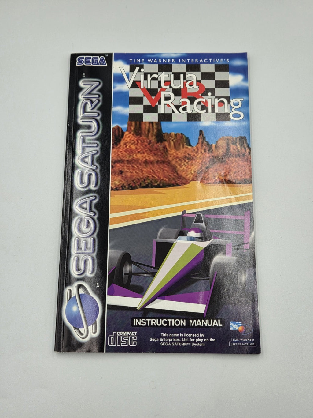 Sega Saturn Virtua Racing mit OVP und Anleitung Multi Language - T-Retro-Games 