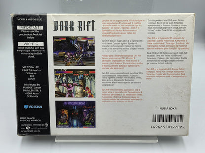 N64 Nintendo 64 Dark Rift mit OVP und Anleitung EUR - T-Retro-Games 