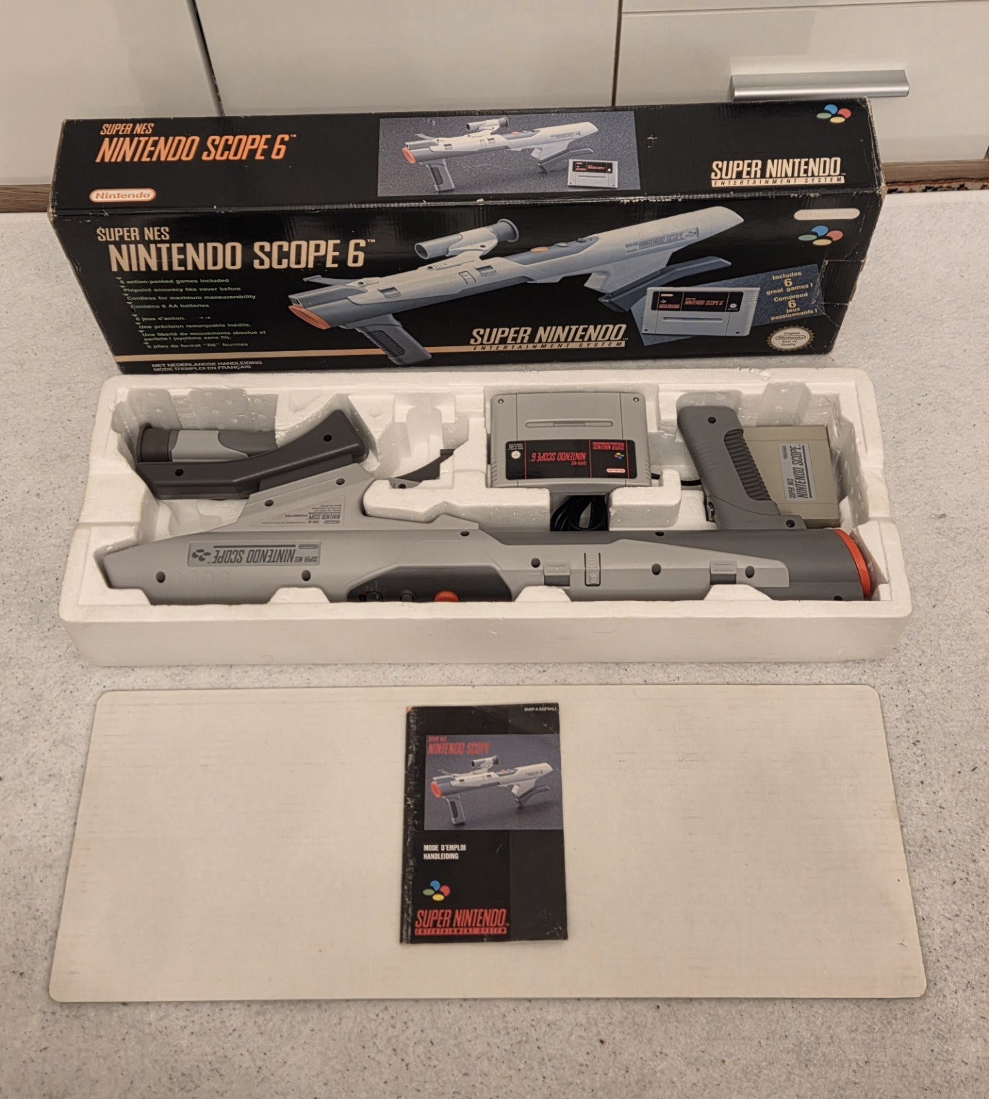 SNES Super NES Nintendo Scope 6 FAH OVP - T-Retro-Games 