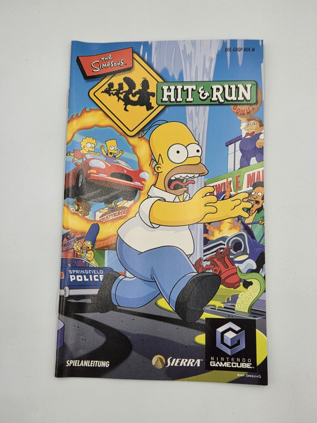 Nintendo GameCube The Simpsons Hit & Run mit OVP und Anleitung NOE