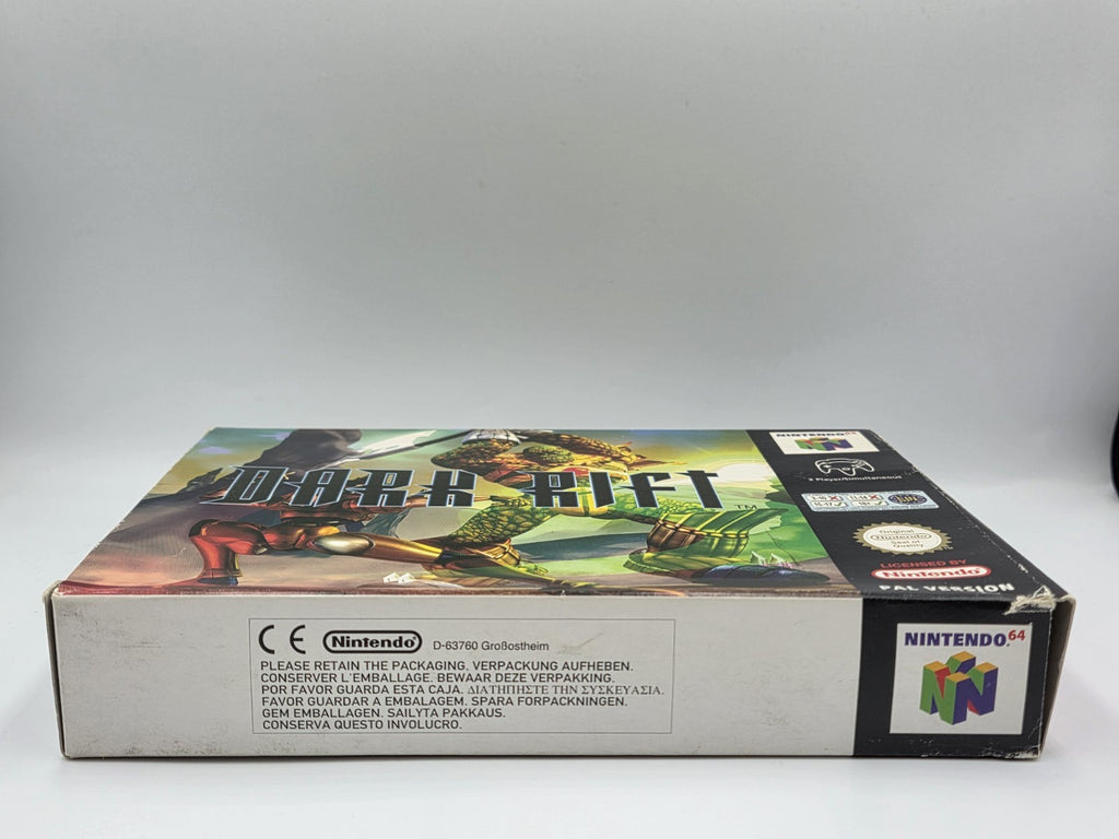 N64 Nintendo 64 Dark Rift mit OVP und Anleitung EUR - T-Retro-Games 
