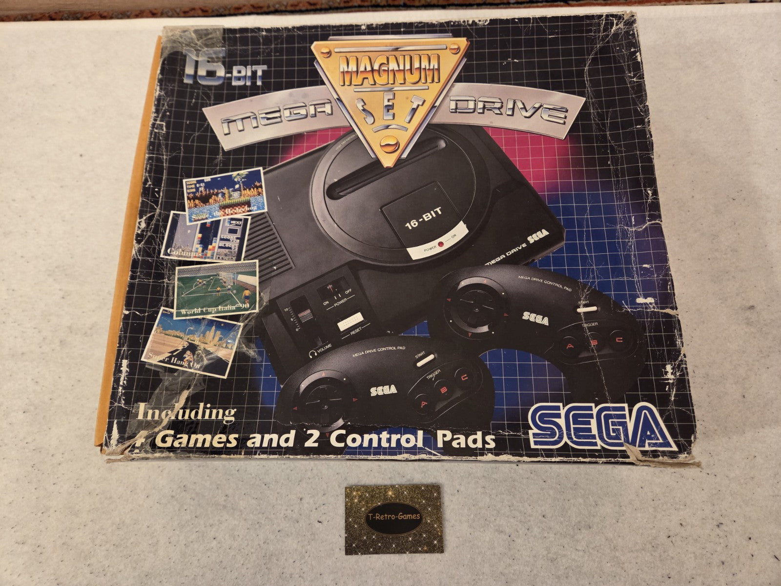 Sega Mega Drive Magnum Set Konsole Console OVP - T-Retro-Games 