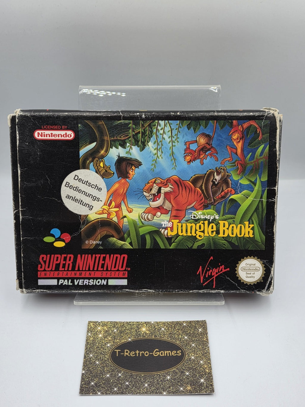 SNES Super Nintendo Disney's The Jungle Book mit OVP und Anleitung UKV - T-Retro-Games 