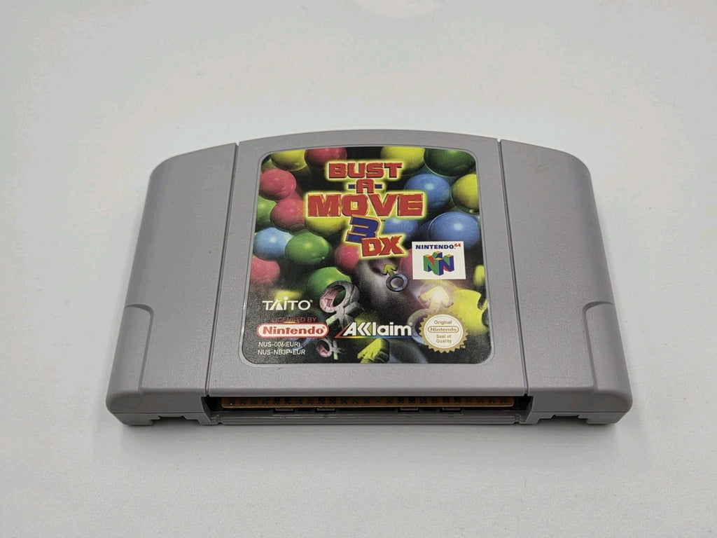 N64 Nintendo 64 Bust-A-Move 3 DX mit OVP und Anleitung EUR - T-Retro-Games 