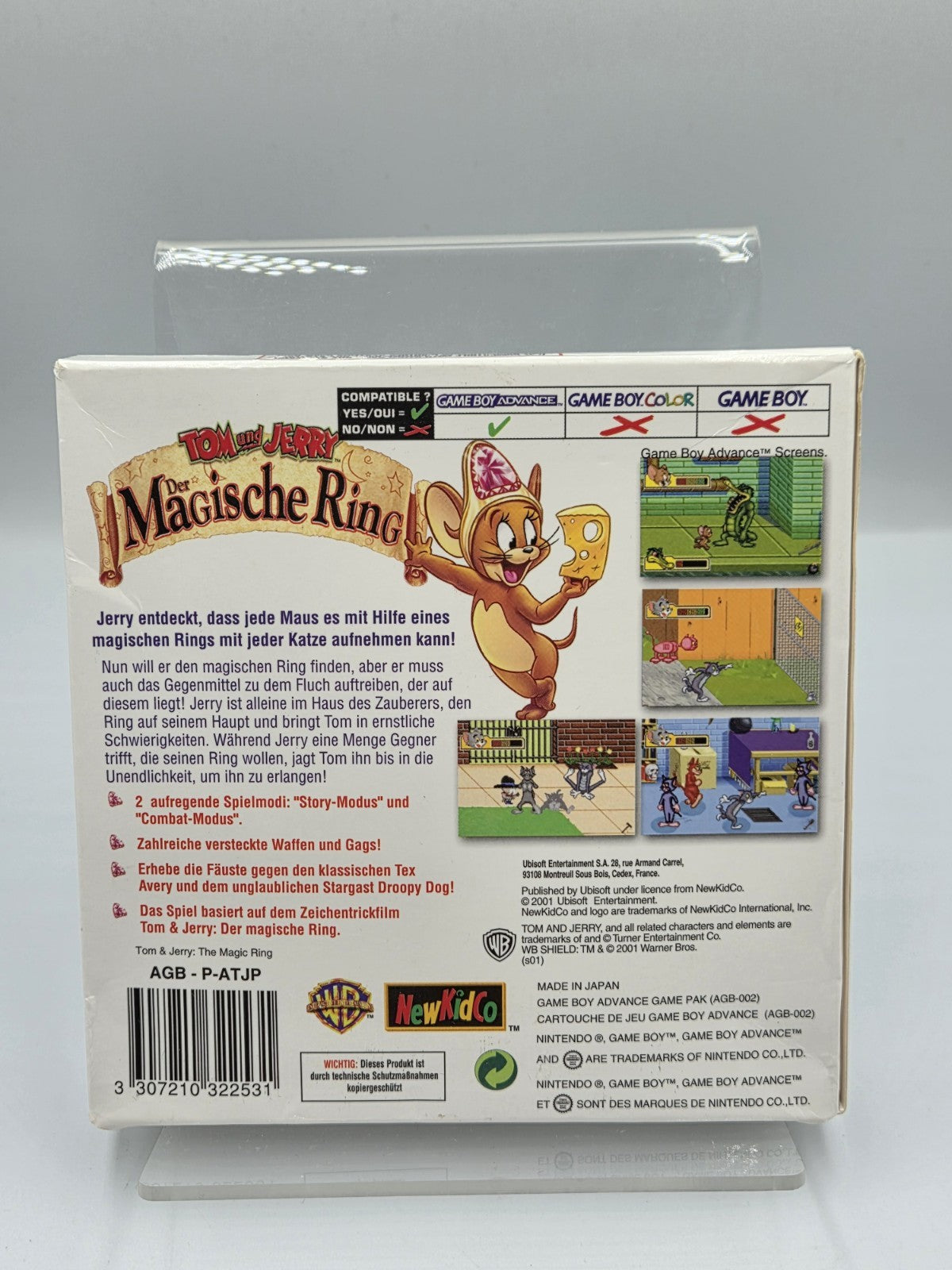 Game Boy Advance Tom and Jerry Der magische Ring mit OVP und Anleitung EUR - T-Retro-Games 