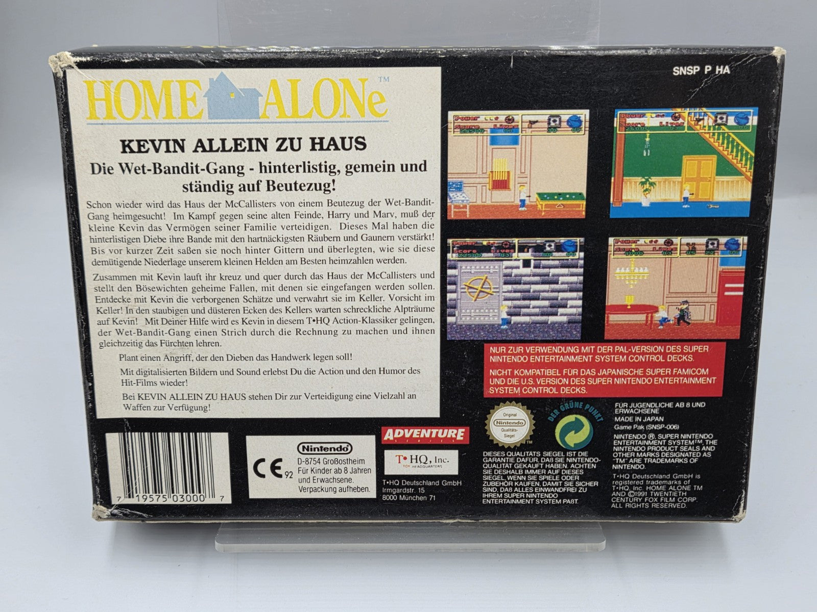 SNES Super Nintendo Home Alone mit OVP und Anleitung NOE - T-Retro-Games 