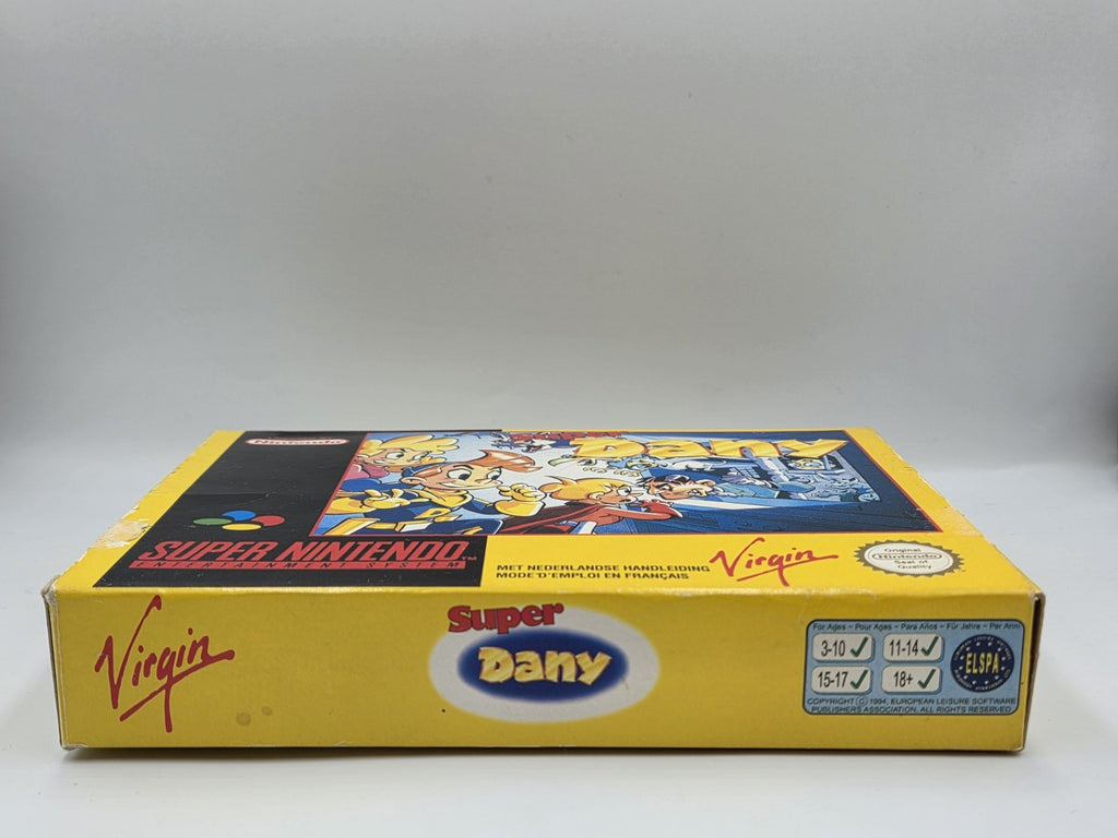 SNES Super Nintendo Super Dany mit OVP und Anleitung FAH - T-Retro-Games 