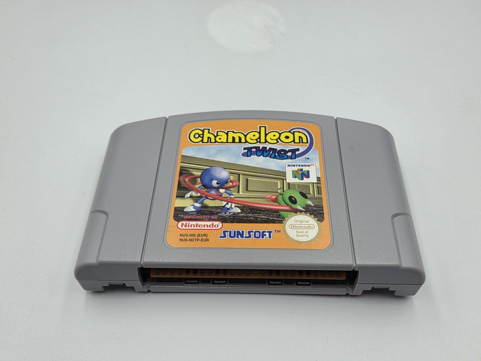 N64 Nintendo 64 Chameleon Twist mit OVP und Anleitung EUR - T-Retro-Games 