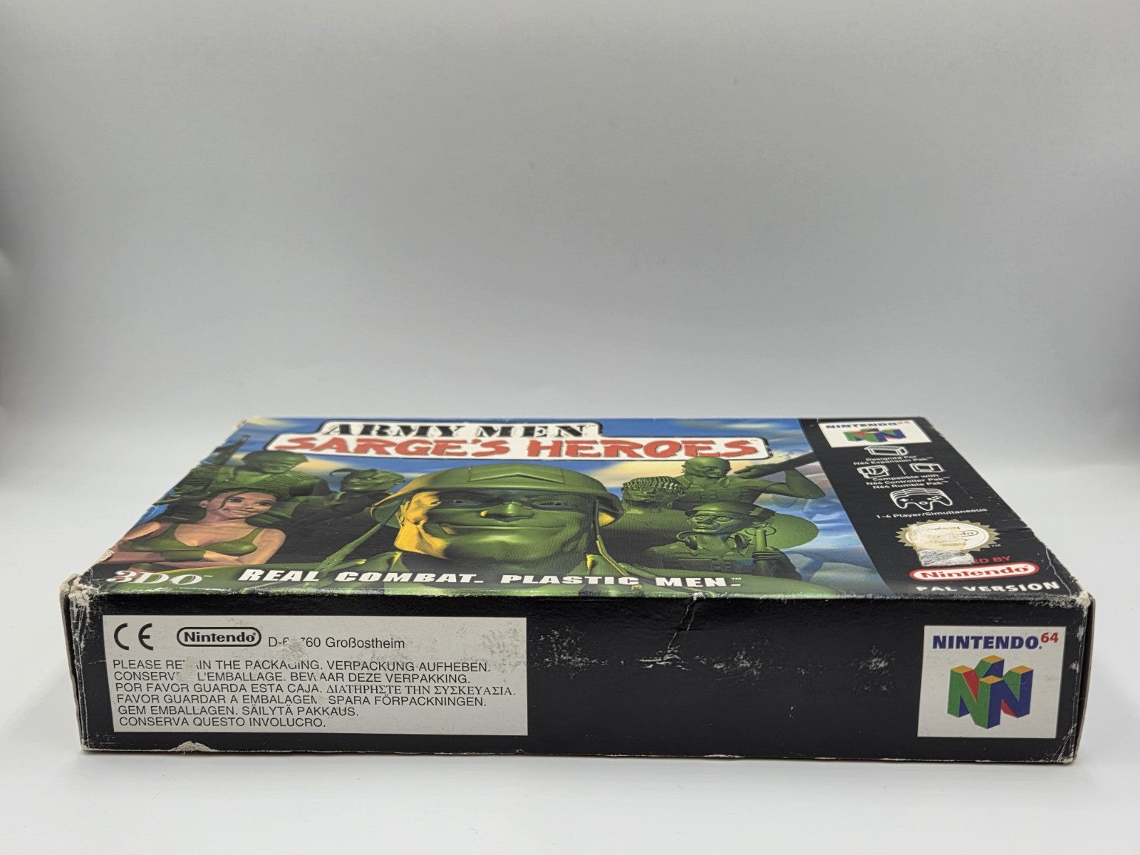 N64 Nintendo 64 Army Men Sarge's Heroes mit OVP und Anleitung NOE - T-Retro-Games 