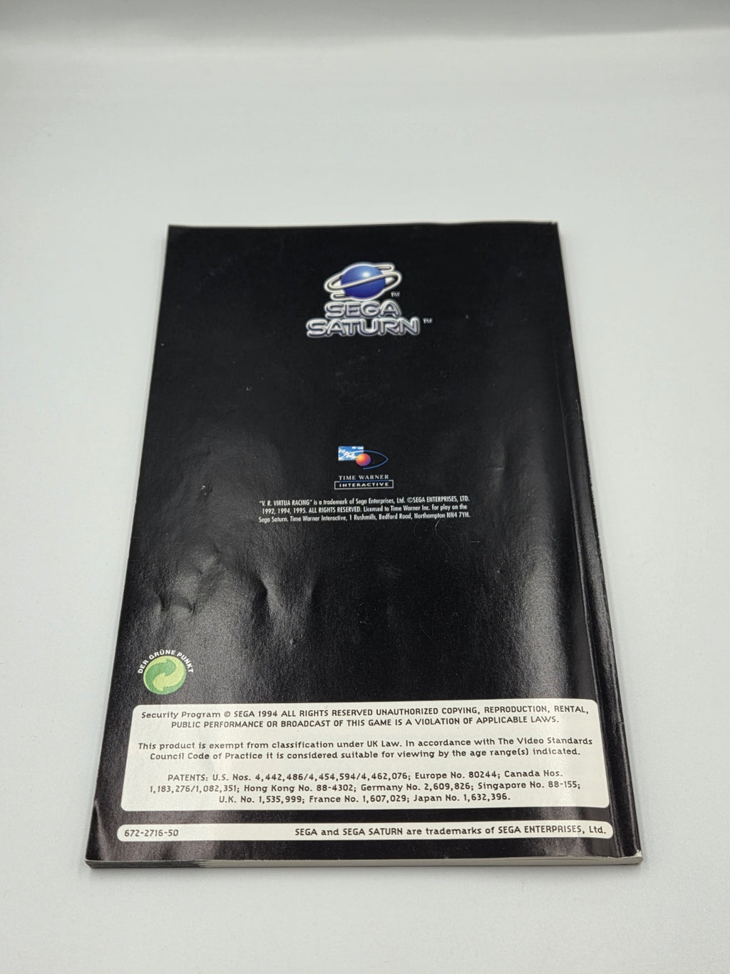 Sega Saturn Virtua Racing mit OVP und Anleitung Multi Language - T-Retro-Games 