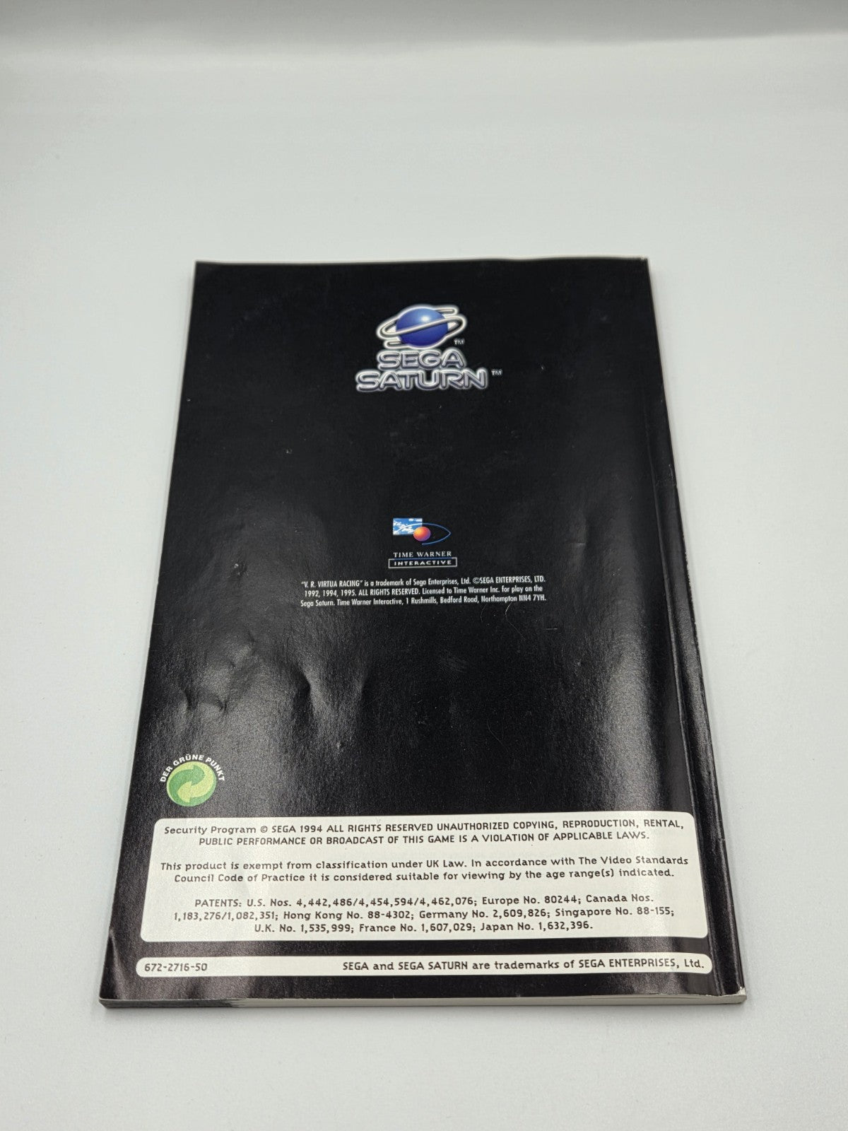 Sega Saturn Virtua Racing mit OVP und Anleitung Multi Language - T-Retro-Games 
