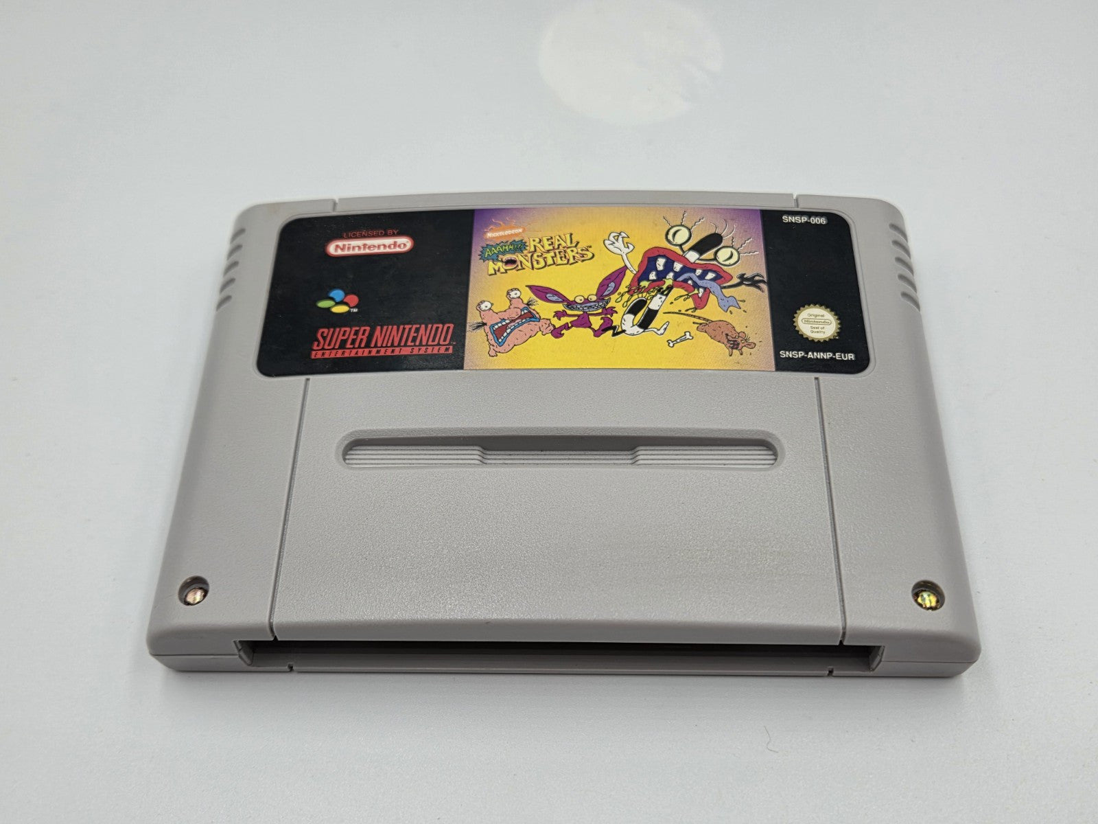 SNES Super Nintendo Aaahh!!! Real Monsters mit OVP und Anleitung EUR