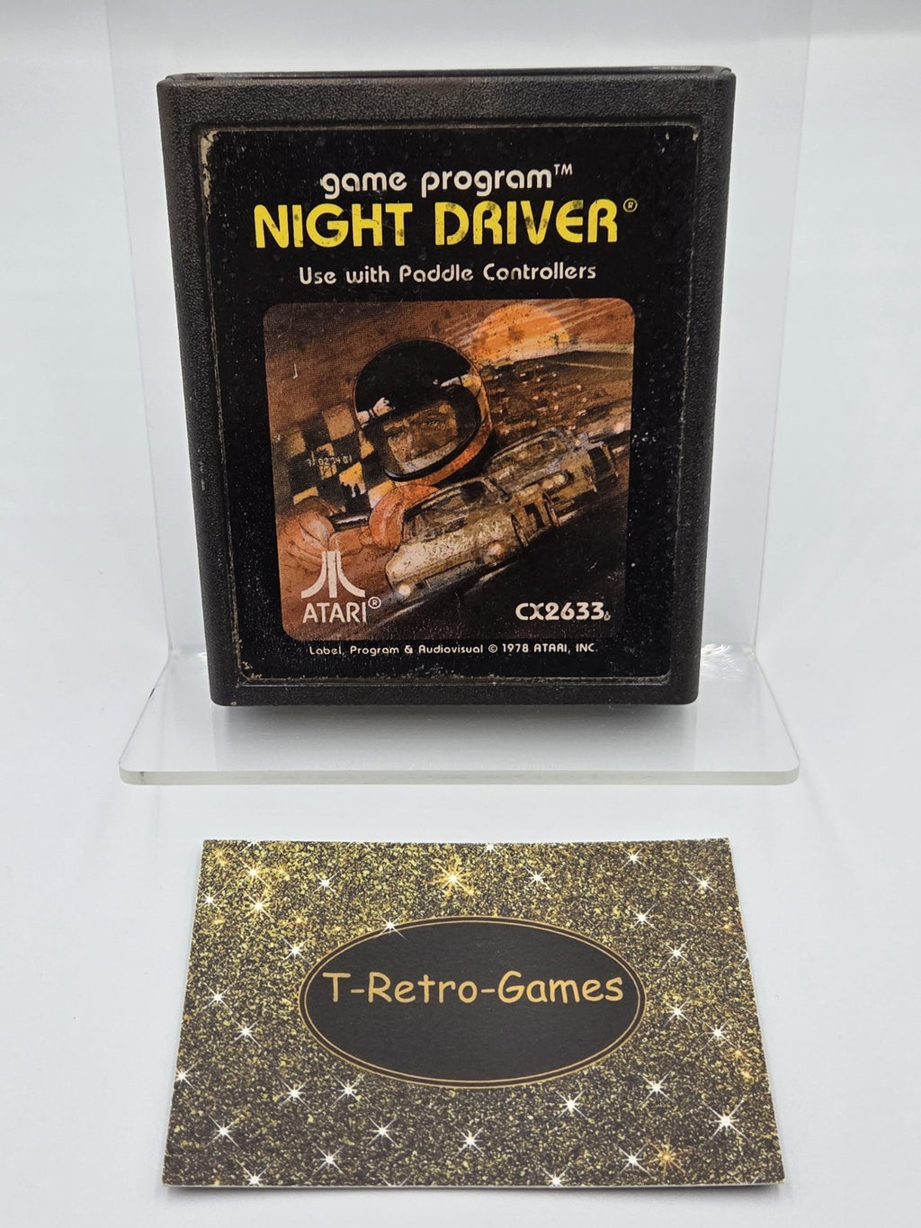 Atari 2600 Spiel Night Driver - T-Retro-Games 