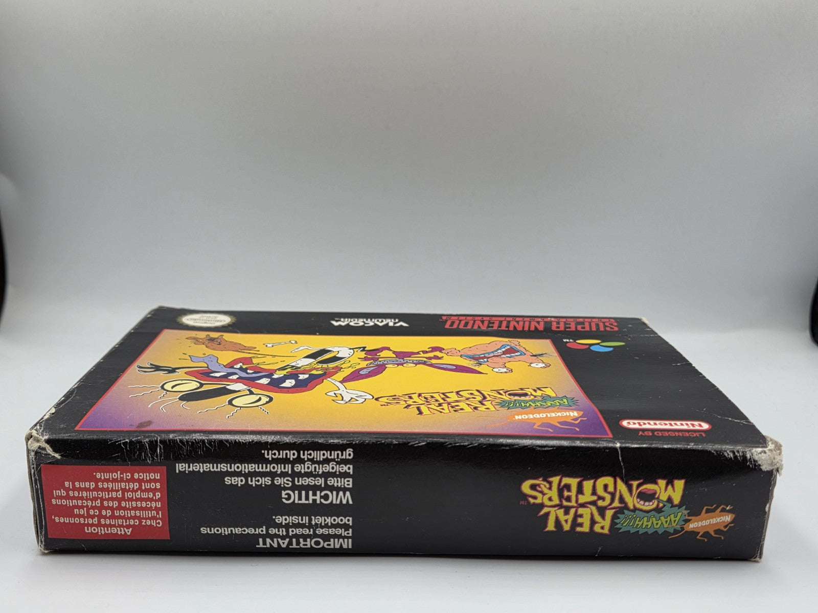 SNES Super Nintendo Aaahh!!! Real Monsters mit OVP und Anleitung EUR