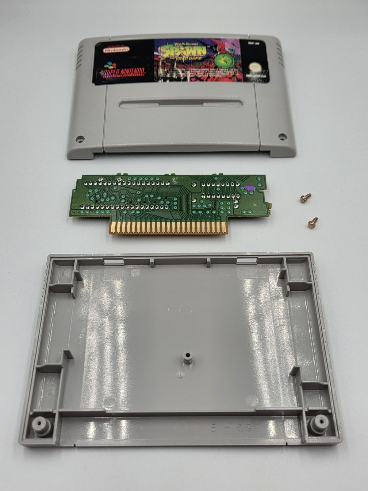 SNES Super Nintendo Todd McFarlane's Spawn mit OVP und Anleitung EUR - T-Retro-Games 