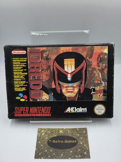  SNES Super Nintendo Judge Dredd mit OVP und  Anleitung EUR
