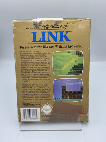 NES Nintendo The Adventure of Link Zelda II Leer OVP Empty Box NOE