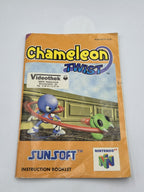 N64 Nintendo 64 Chameleon Twist mit OVP und Anleitung EUR - T-Retro-Games 