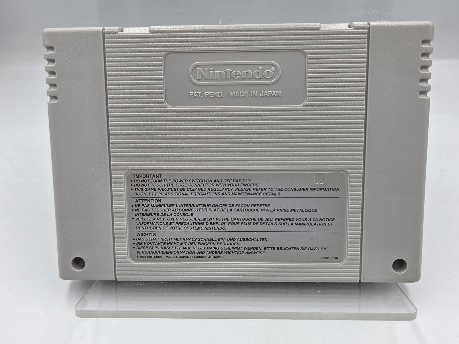 SNES Super Nintendo Wolverine Adamantium Rage Modul EUR - T-Retro-Games 