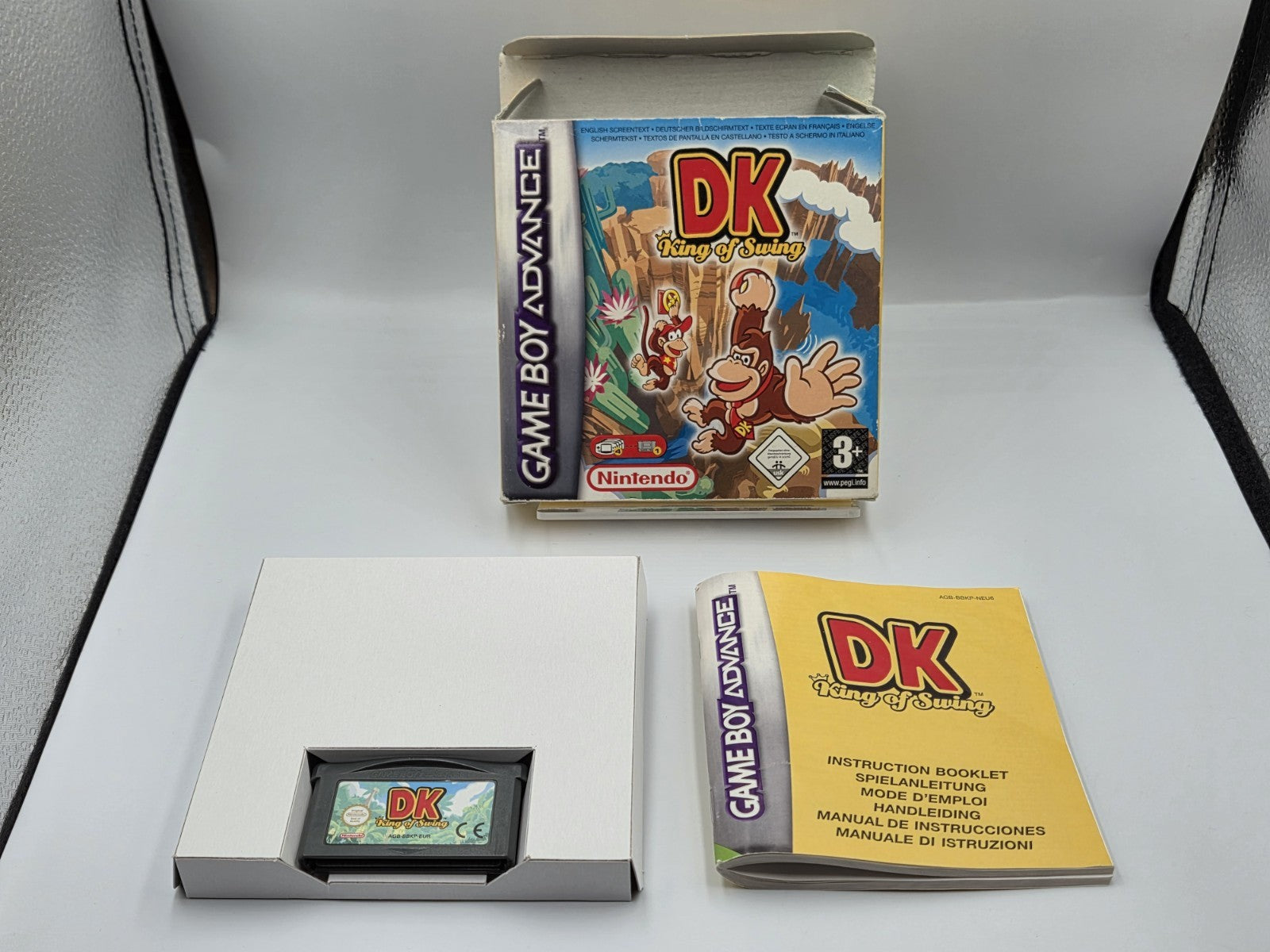 Nintendo Game Boy Advance DK King of Swing mit OVP und Anleitung EUR - T-Retro-Games 