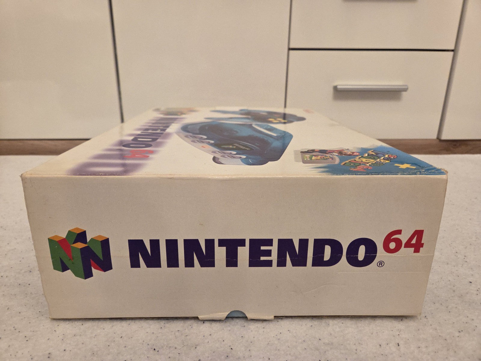 N64 Nintendo 64 Clear Blue Konsole Console OVP - T-Retro-Games 