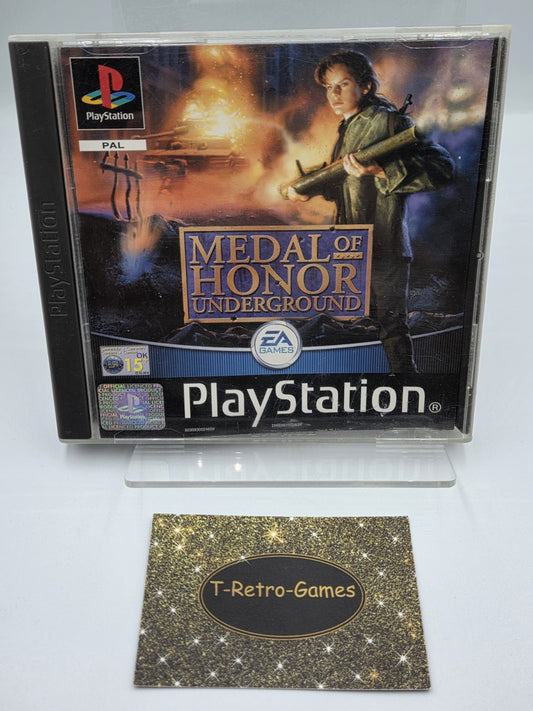 PS1 Playstation 1 Medal of Honor Underground mit OVP und Anleitung Multilingual 