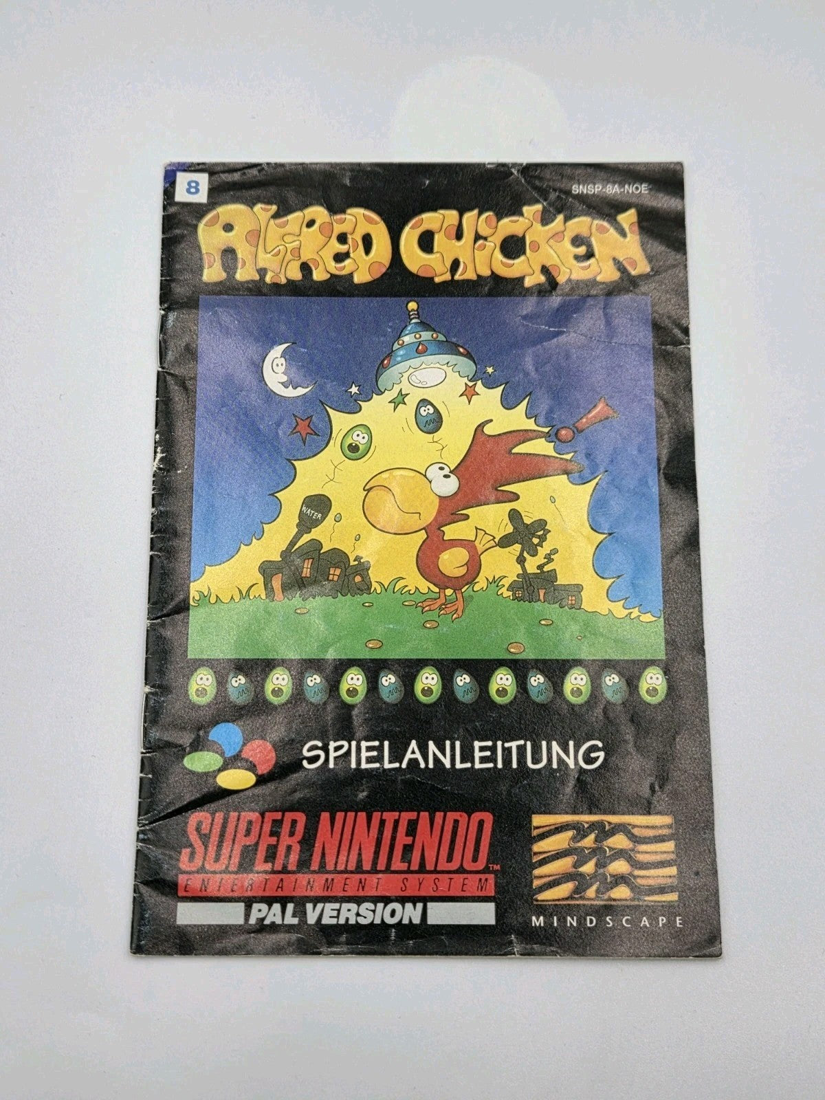 SNES Super Nintendo Alfred Chicken mit OVP und Anleitung NOE