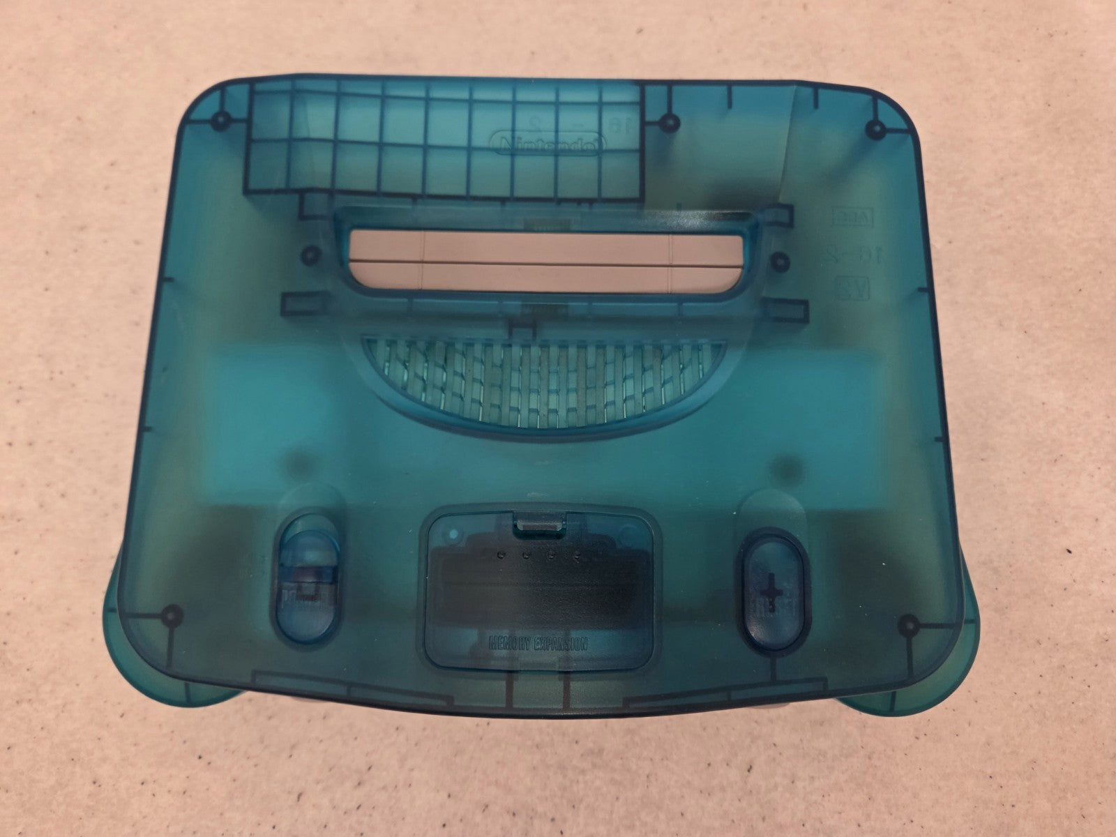 N64 Nintendo 64 Clear Blue Konsole Console OVP - T-Retro-Games 