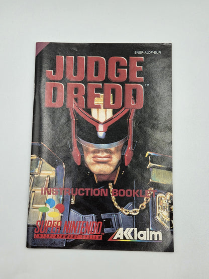  SNES Super Nintendo Judge Dredd mit OVP und  Anleitung EUR