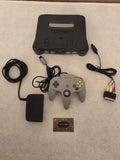 Nintendo 64 N64 Konsole Console Schwarz + Controller + Kabel mit Jumper Pak - T-Retro-Games 