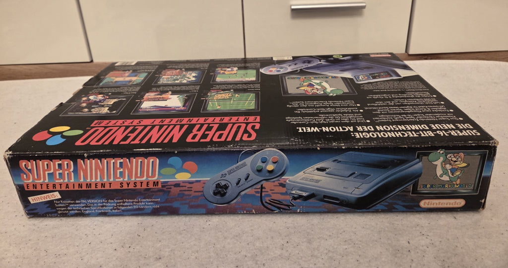 SNES Super Nintendo Super Mario World Bundle Konsole Console NOE OVP - T-Retro-Games 