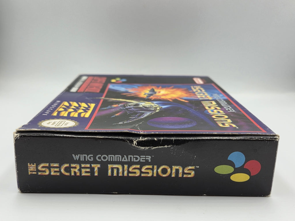 SNES Super Nintendo Wing Commander The Secret Missions mit OVP und Anleitung NOE - T-Retro-Games 