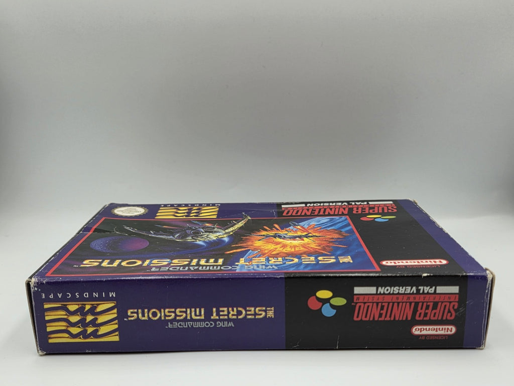 SNES Super Nintendo Wing Commander The Secret Missions mit OVP und Anleitung NOE - T-Retro-Games 