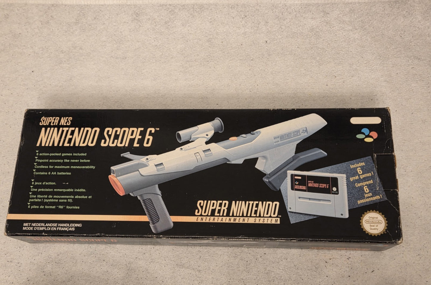 SNES Super NES Nintendo Scope 6 FAH OVP - T-Retro-Games 