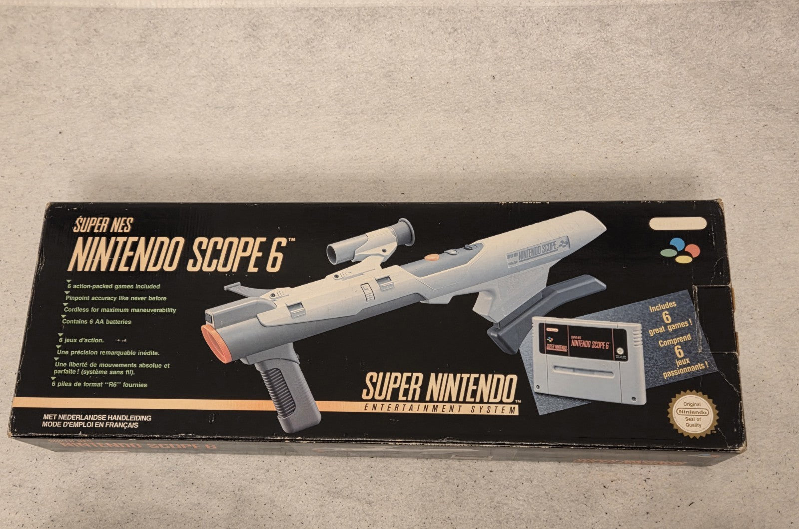 SNES Super NES Nintendo Scope 6 FAH OVP - T-Retro-Games 