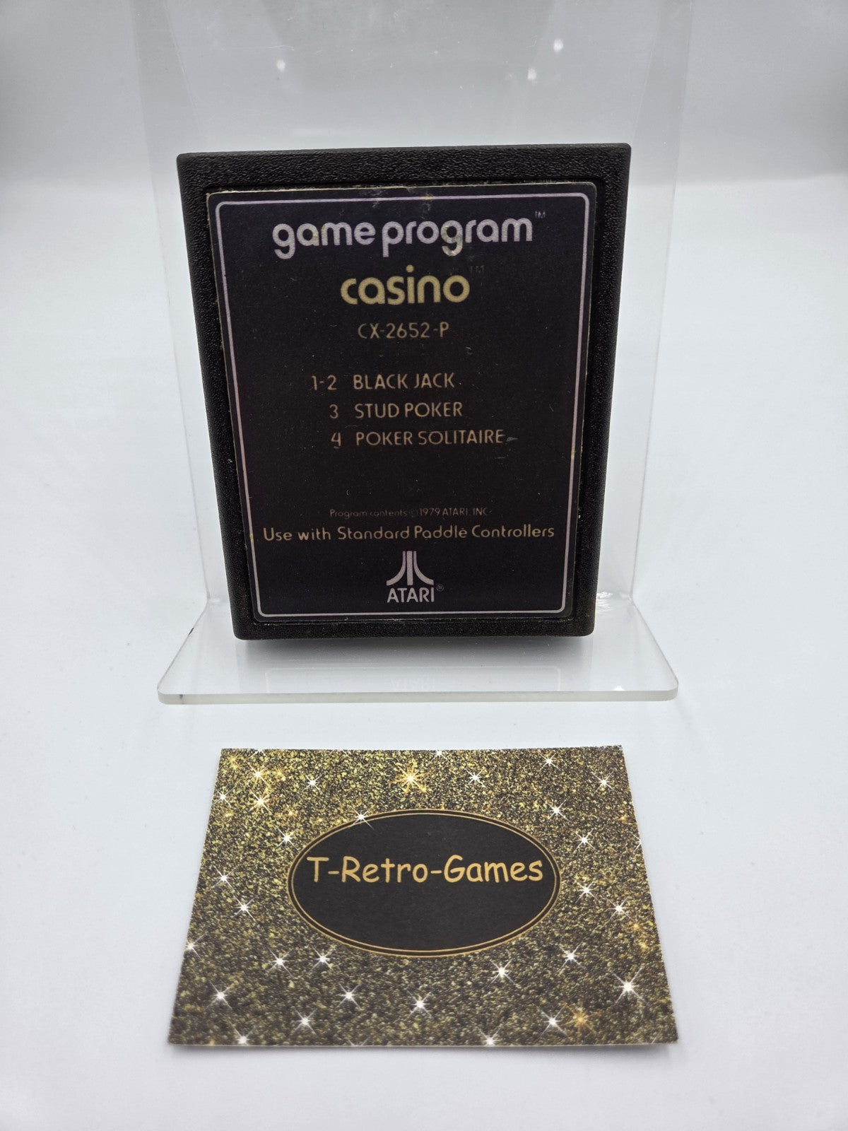 Atari 2600 Spiel Casino - T-Retro-Games 