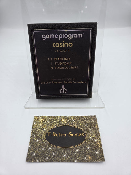 Atari 2600 Spiel Casino - T-Retro-Games 