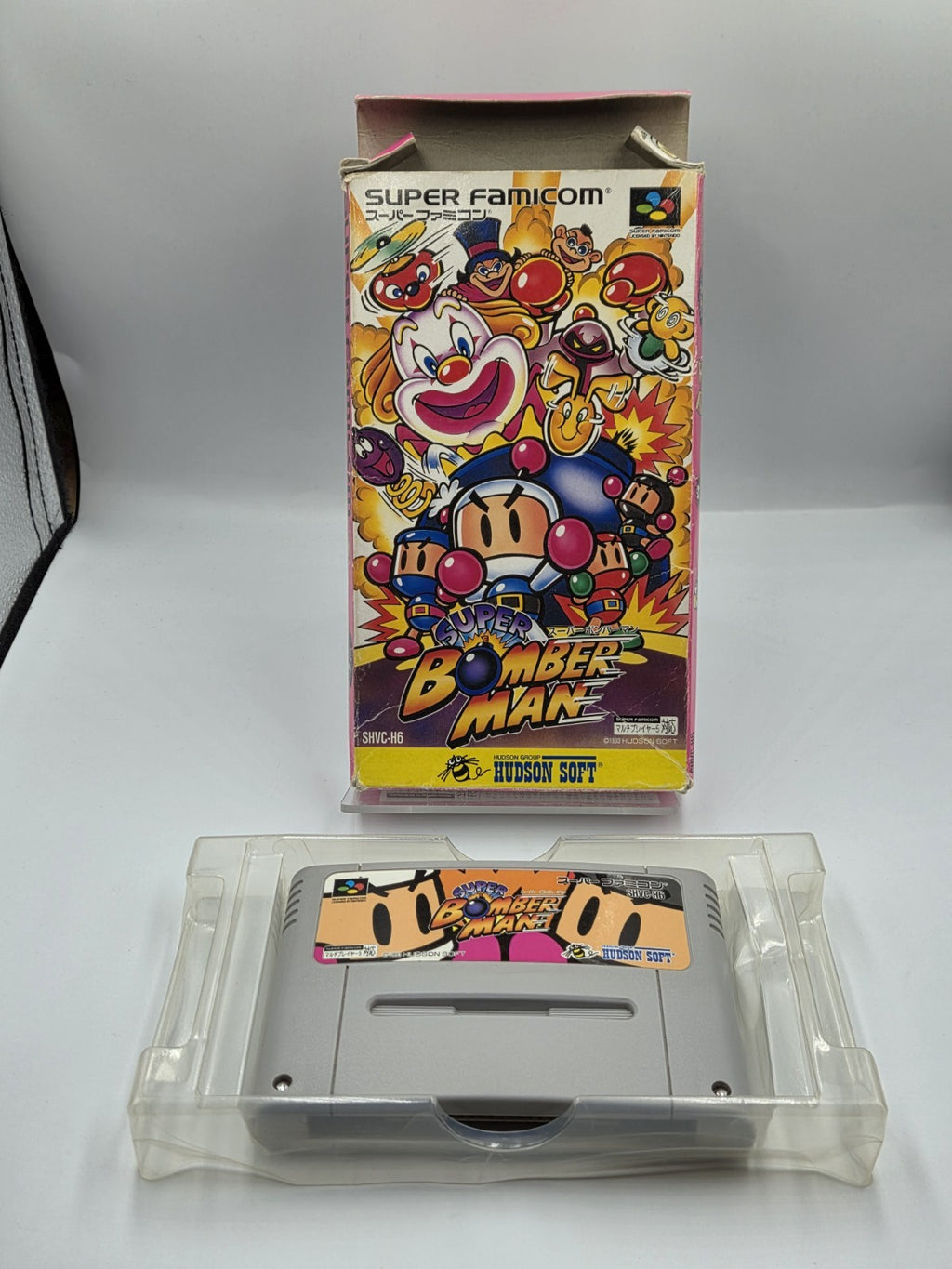 SFC Super Famicom Super Bomberman mit OVP Japan - T-Retro-Games 
