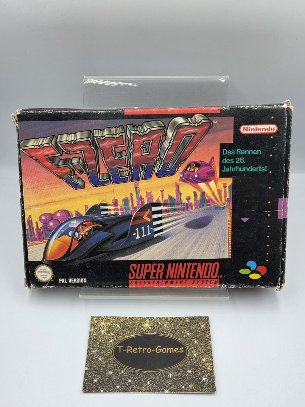 SNES Super Nintendo F-Zero mit OVP und Anleitung NOE - T-Retro-Games 