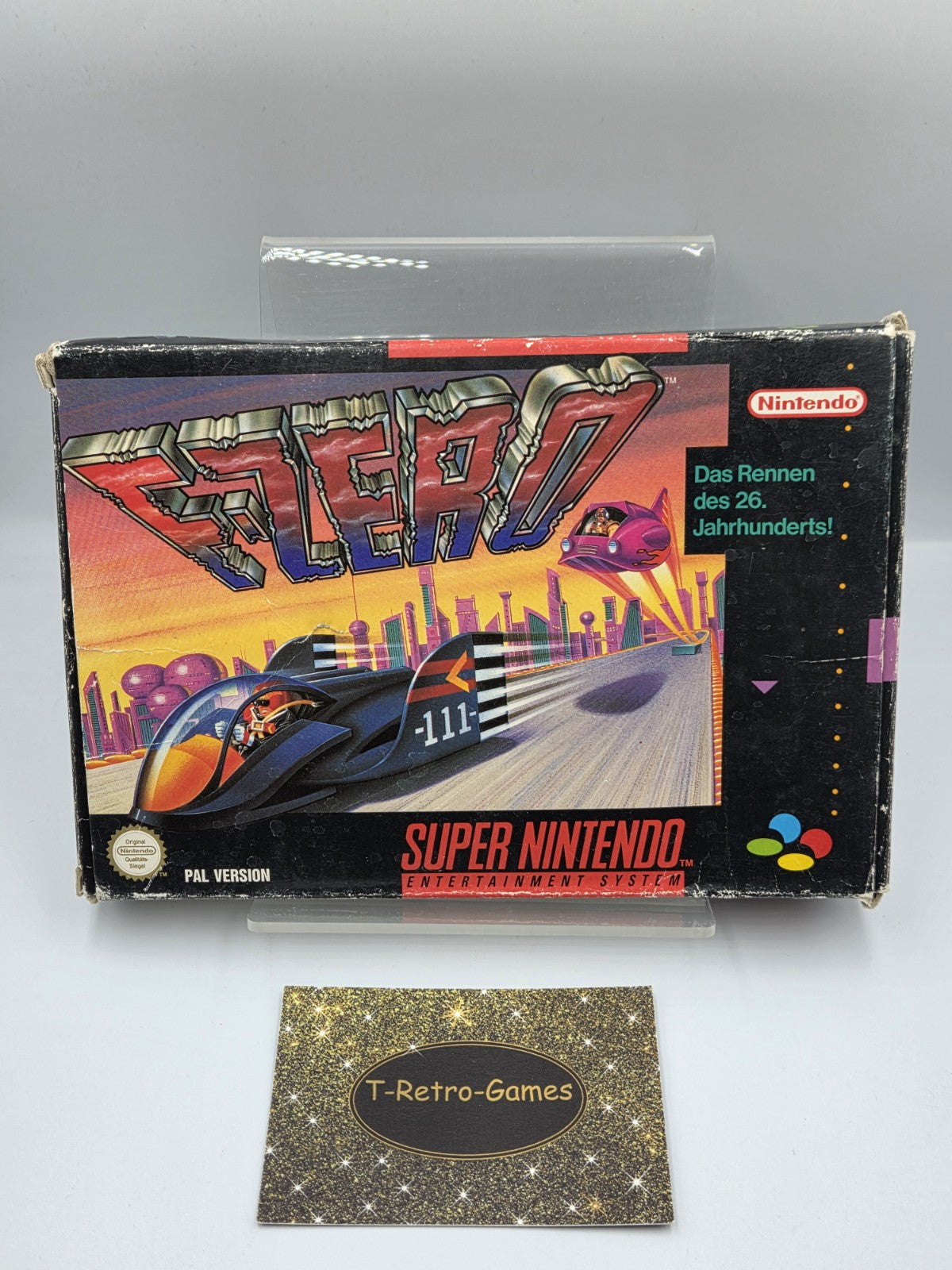 SNES Super Nintendo F-Zero mit OVP und Anleitung NOE - T-Retro-Games 