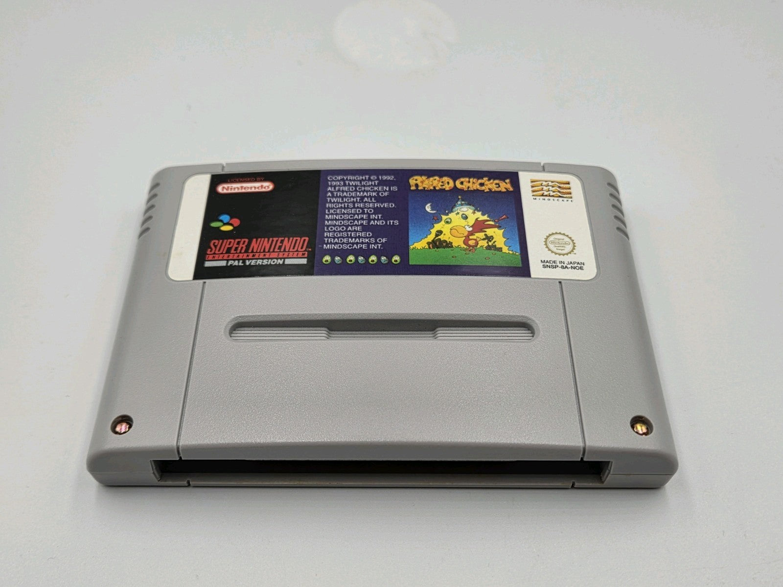 SNES Super Nintendo Alfred Chicken mit OVP und Anleitung NOE