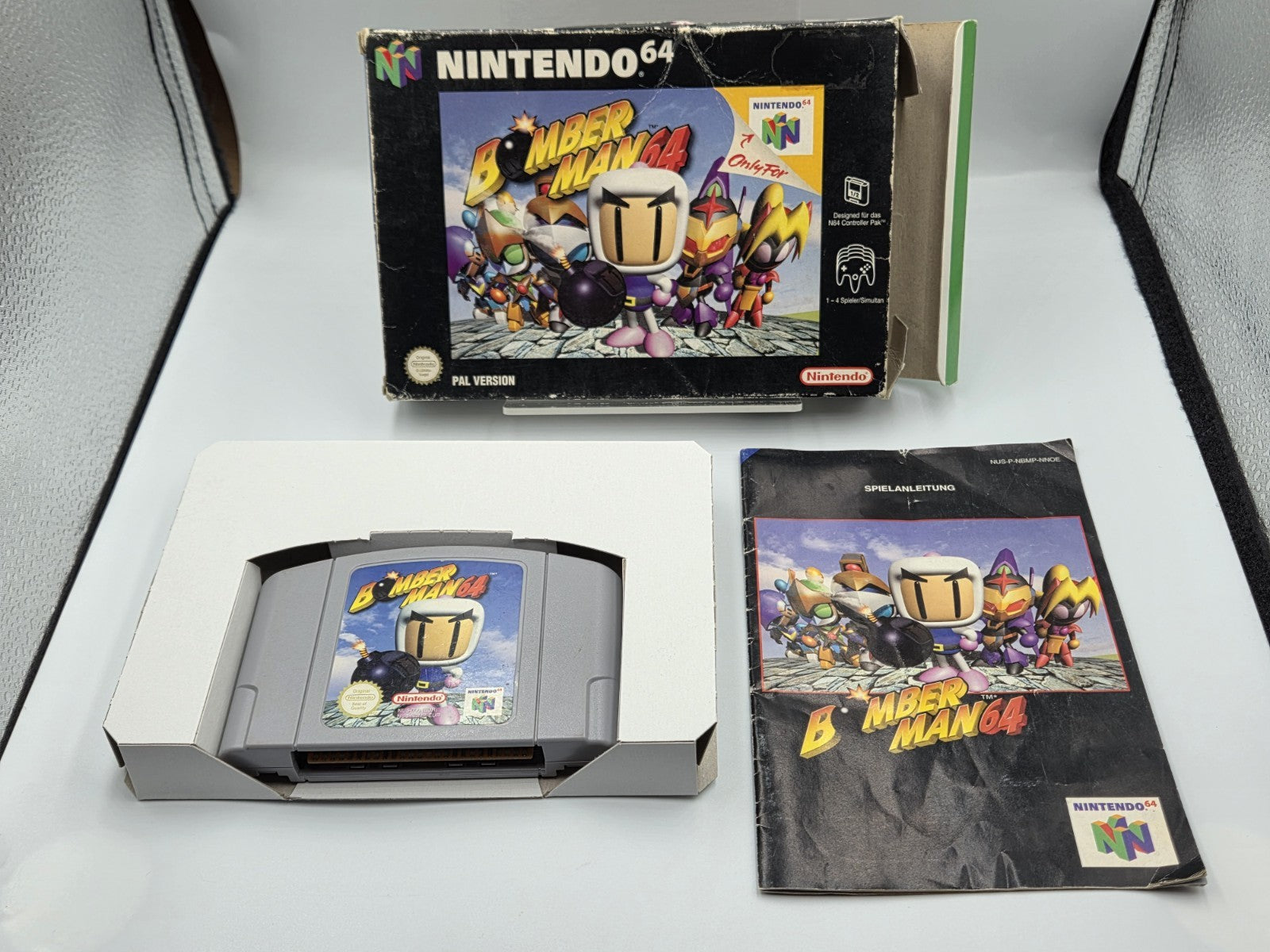 N64 Nintendo 64 Bomberman 64 mit OVP und Anleitung NOE - T-Retro-Games 