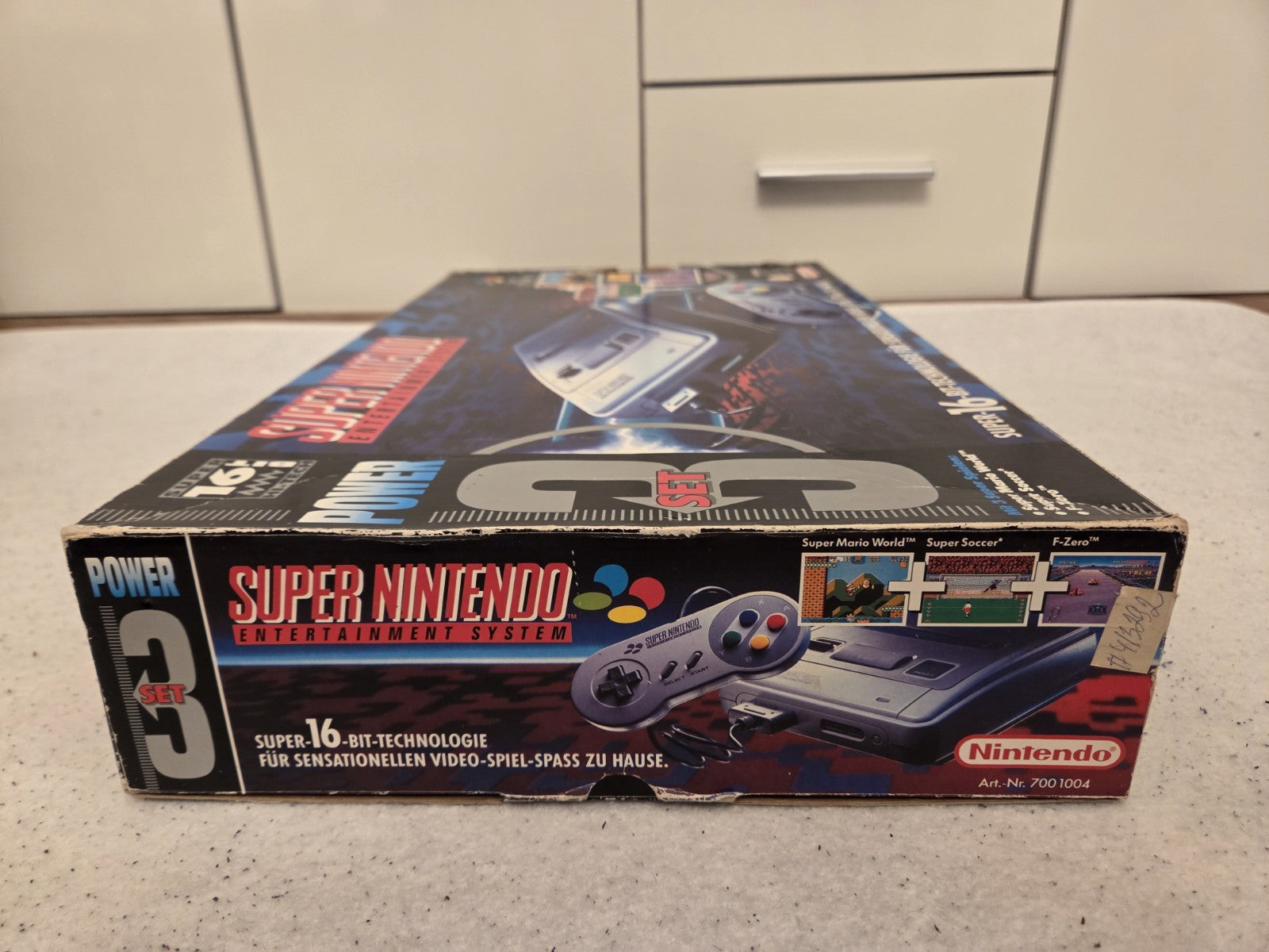 SNES Super Nintendo Power Set 3 Konsole Console NOE OVP 3 Spiele - T-Retro-Games 