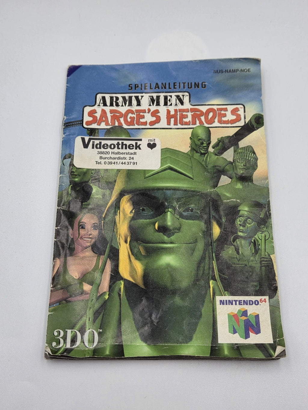 N64 Nintendo 64 Army Men Sarge's Heroes mit OVP und Anleitung NOE - T-Retro-Games 