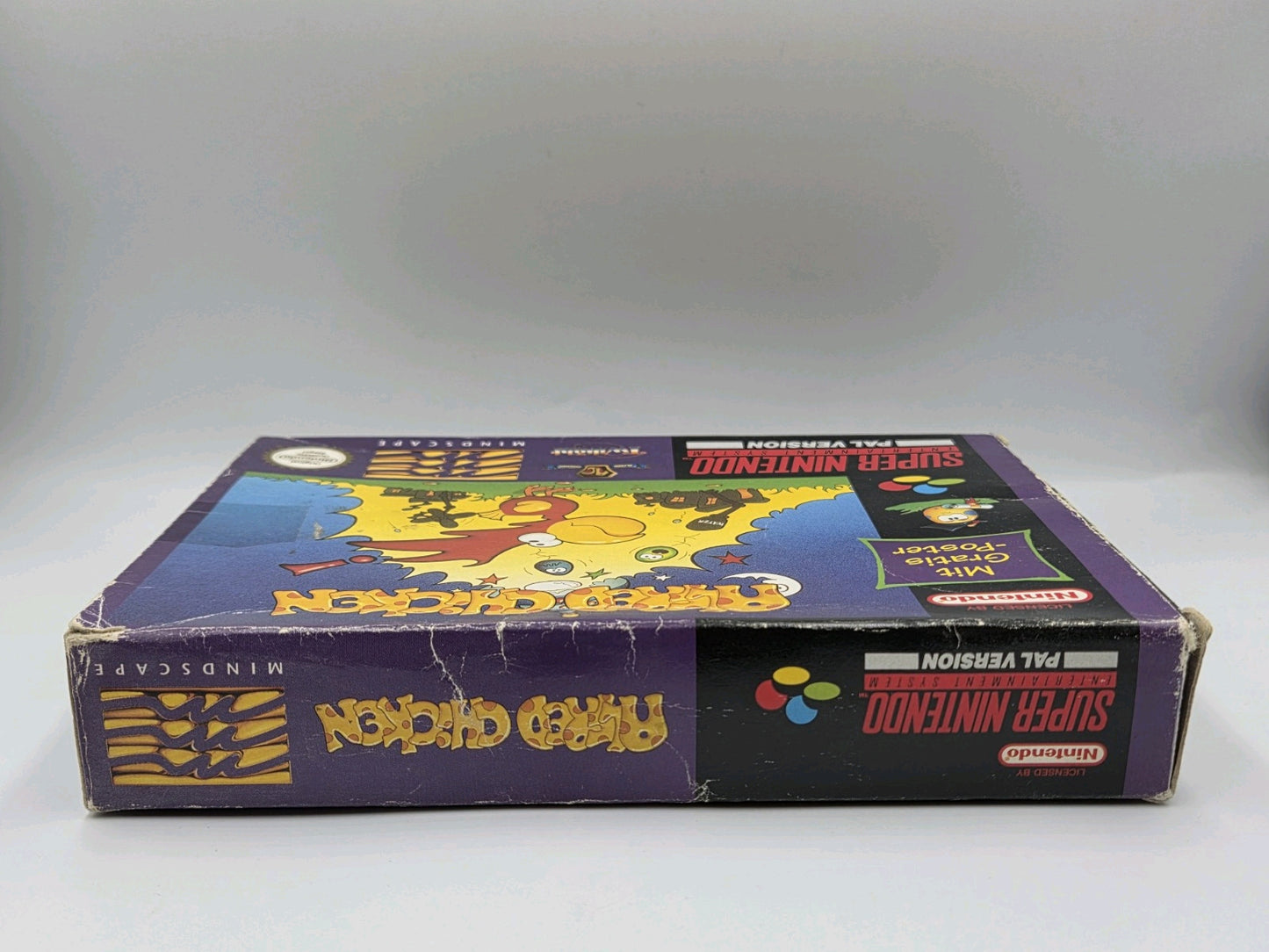 SNES Super Nintendo Alfred Chicken mit OVP und Anleitung NOE
