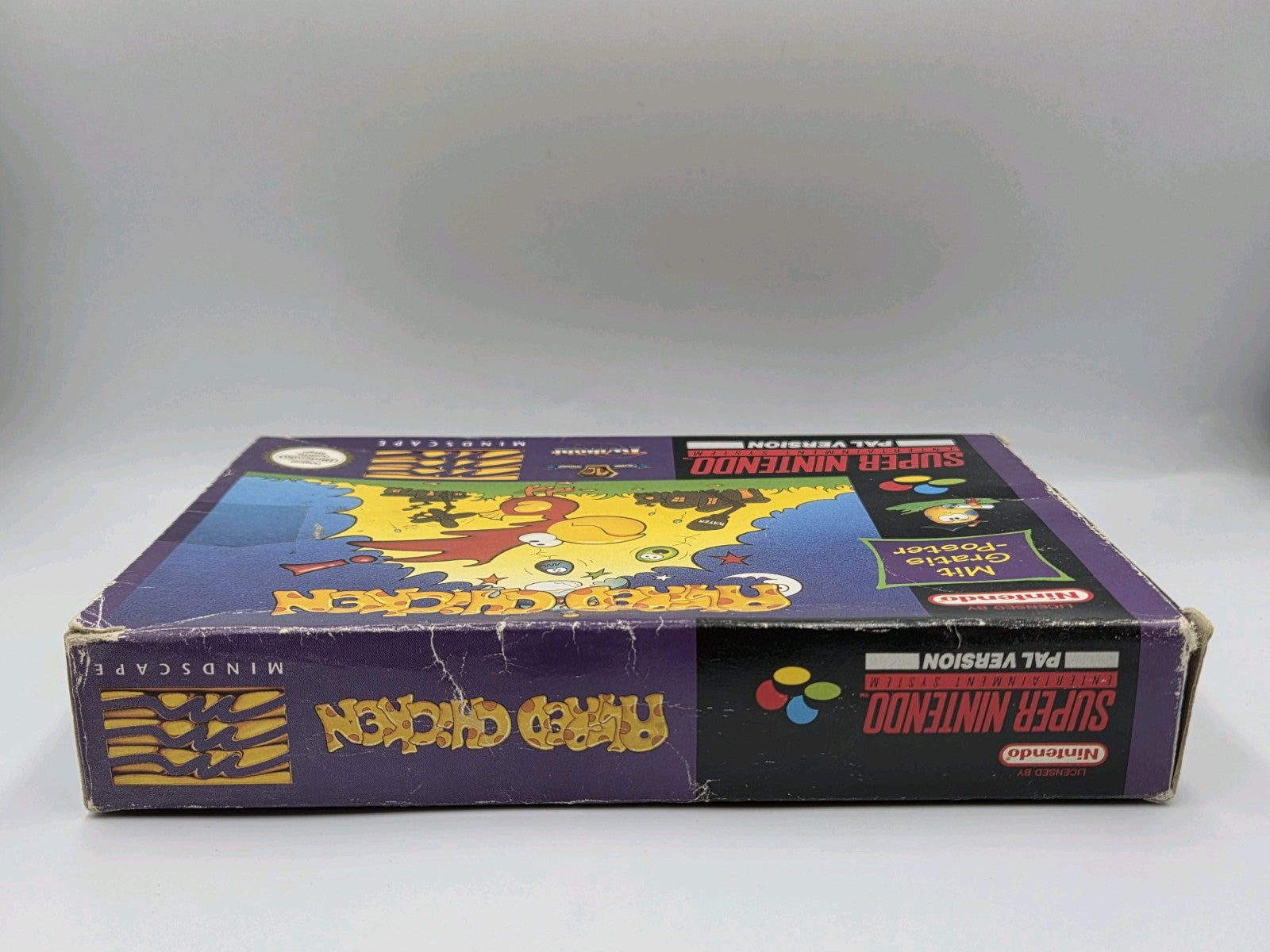 SNES Super Nintendo Alfred Chicken mit OVP und Anleitung NOE