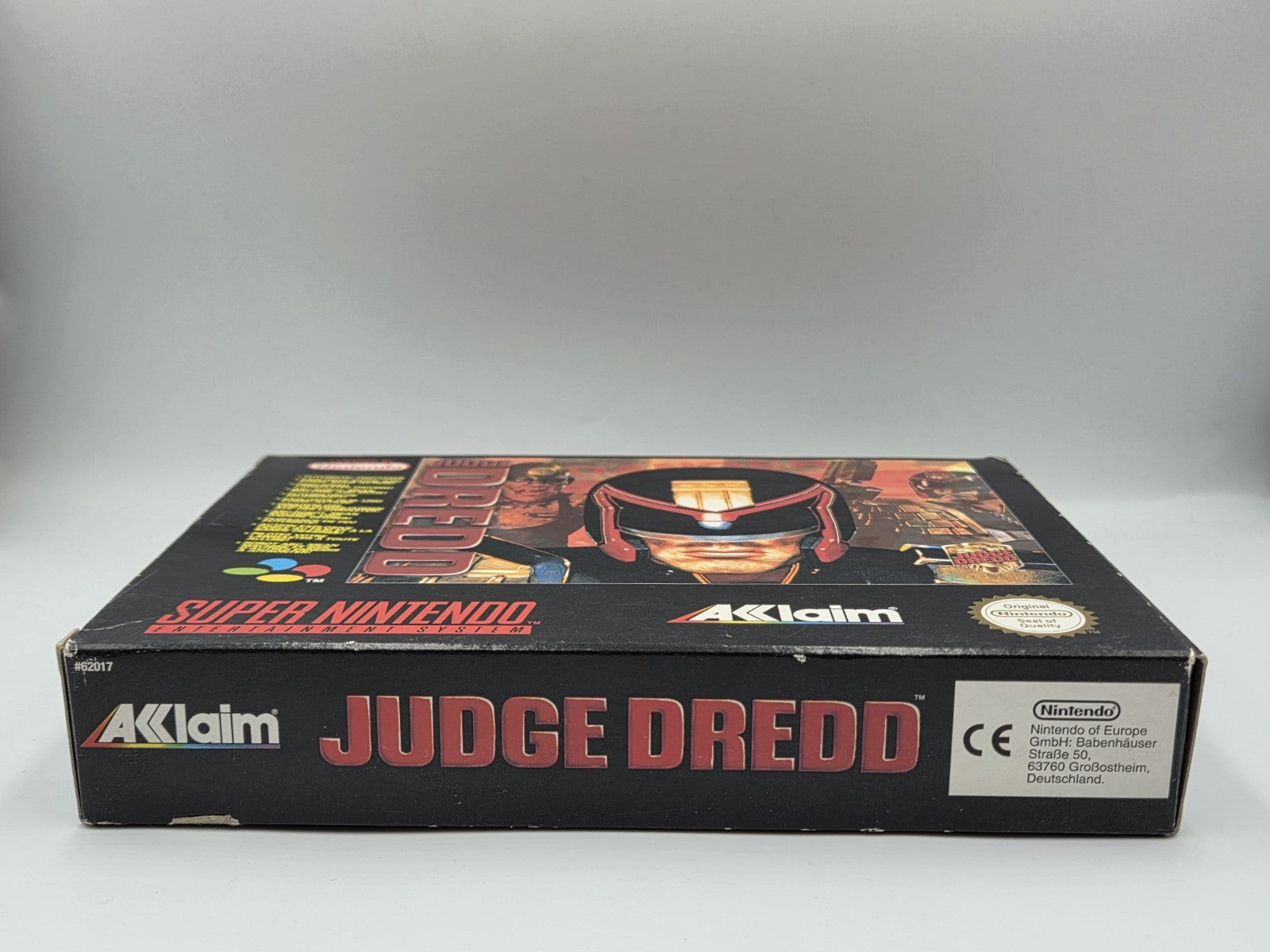SNES Super Nintendo Judge Dredd mit OVP und Anleitung EUR - T-Retro-Games 