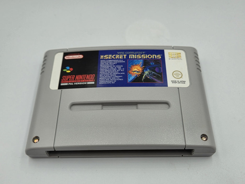SNES Super Nintendo Wing Commander The Secret Missions mit OVP und Anleitung NOE - T-Retro-Games 
